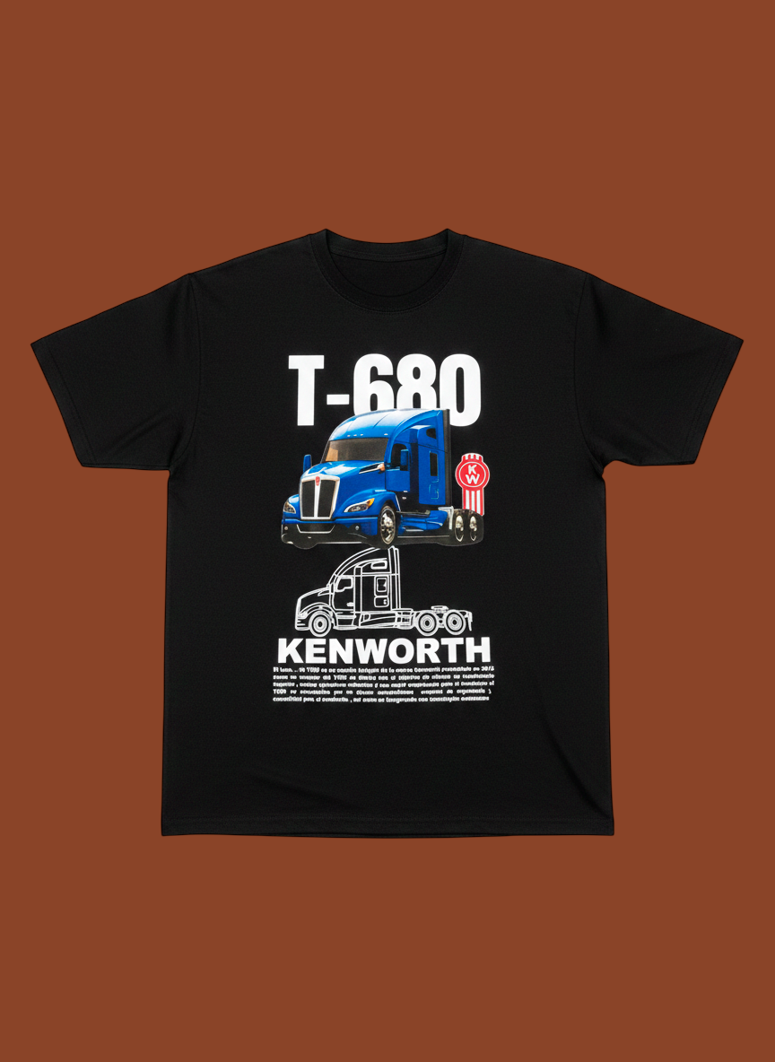 Camiza de poliester con estampado